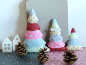 Preview: Stoff Tannenbaum - ITH-Stickdatei